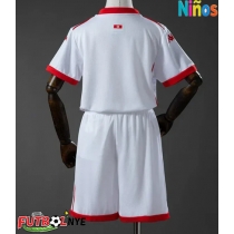 Camiseta Túnez Visitante Equipación para niños Mundial 2026 manga corta (+ pantalones cortos)